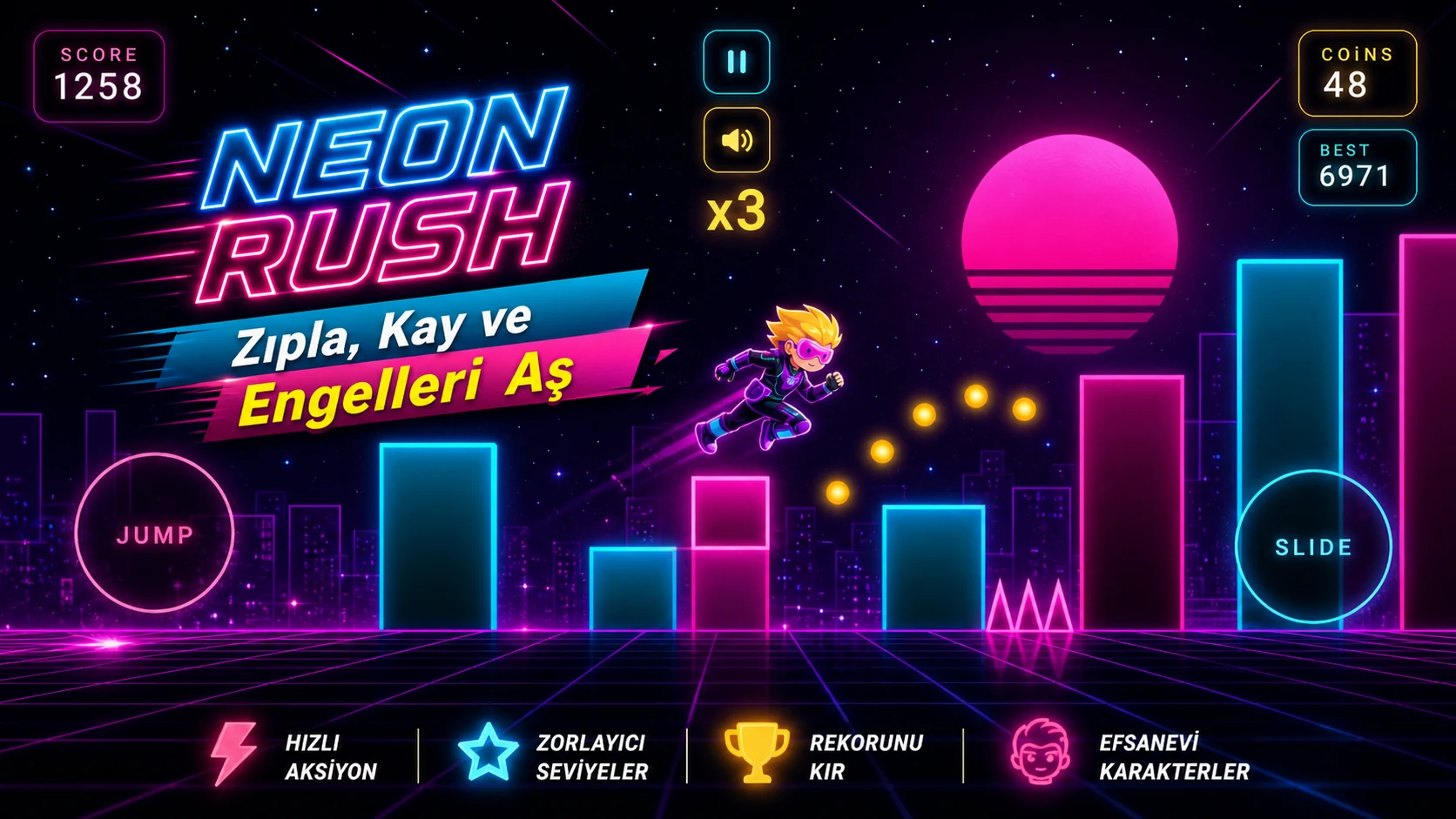 Neon Rush ana tanıtım görseli